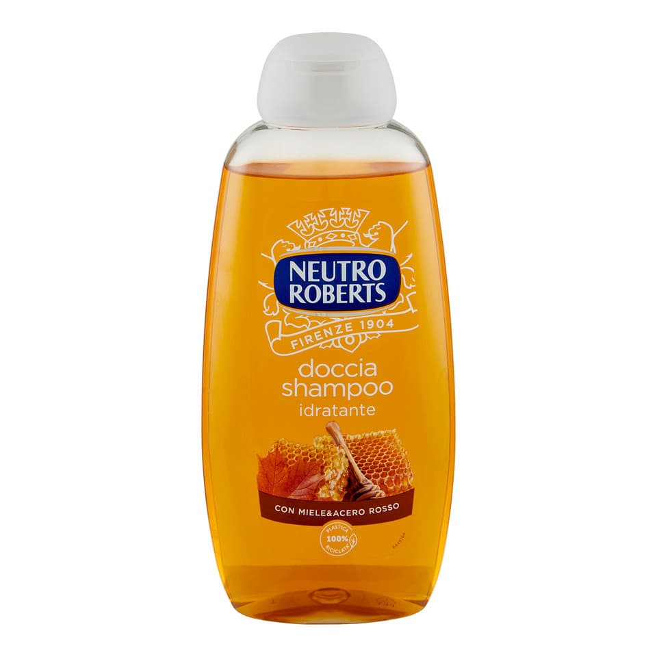 Doccia Shampoo Idratante Con Miele&acero Rosso