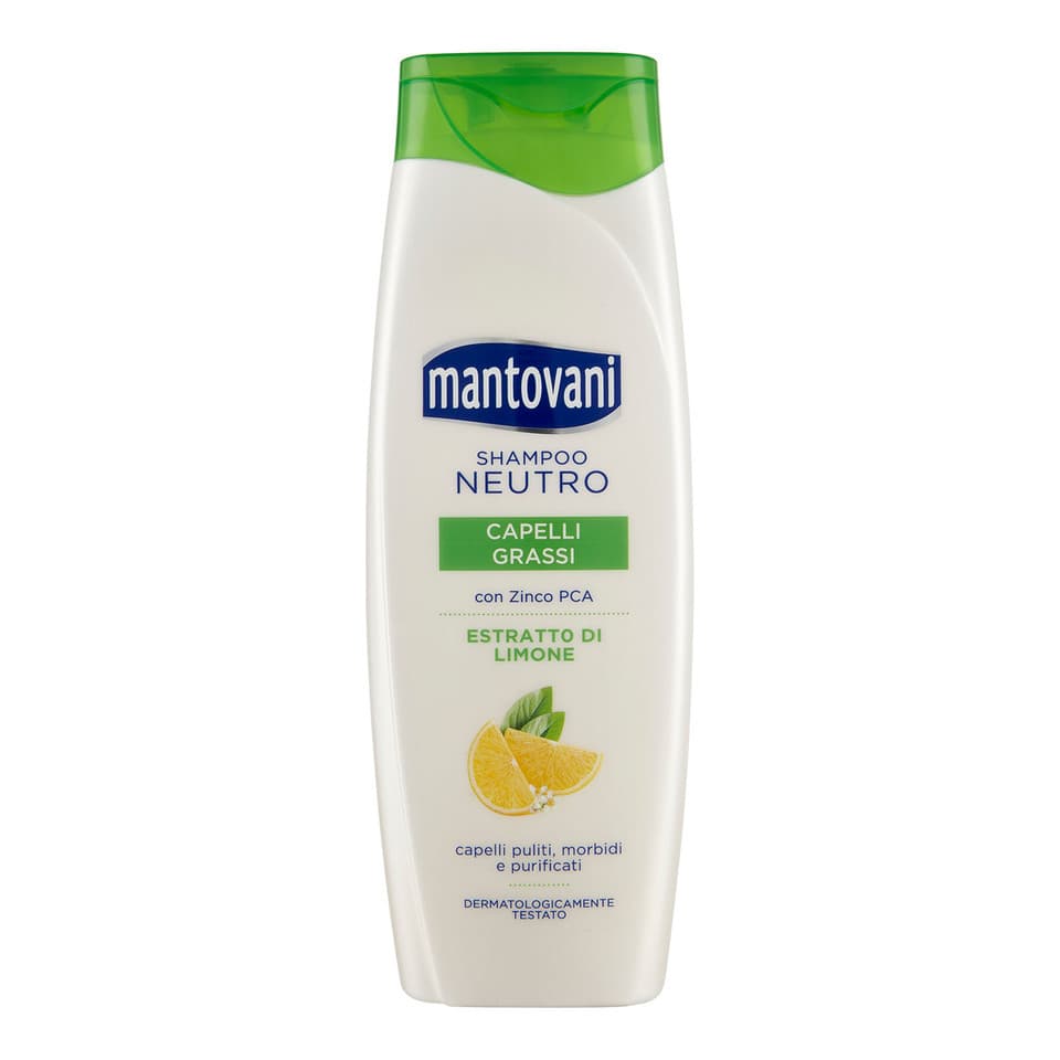 Shampoo Capelli Grassi Con Zinco Pca Ed Estratto Di Limone