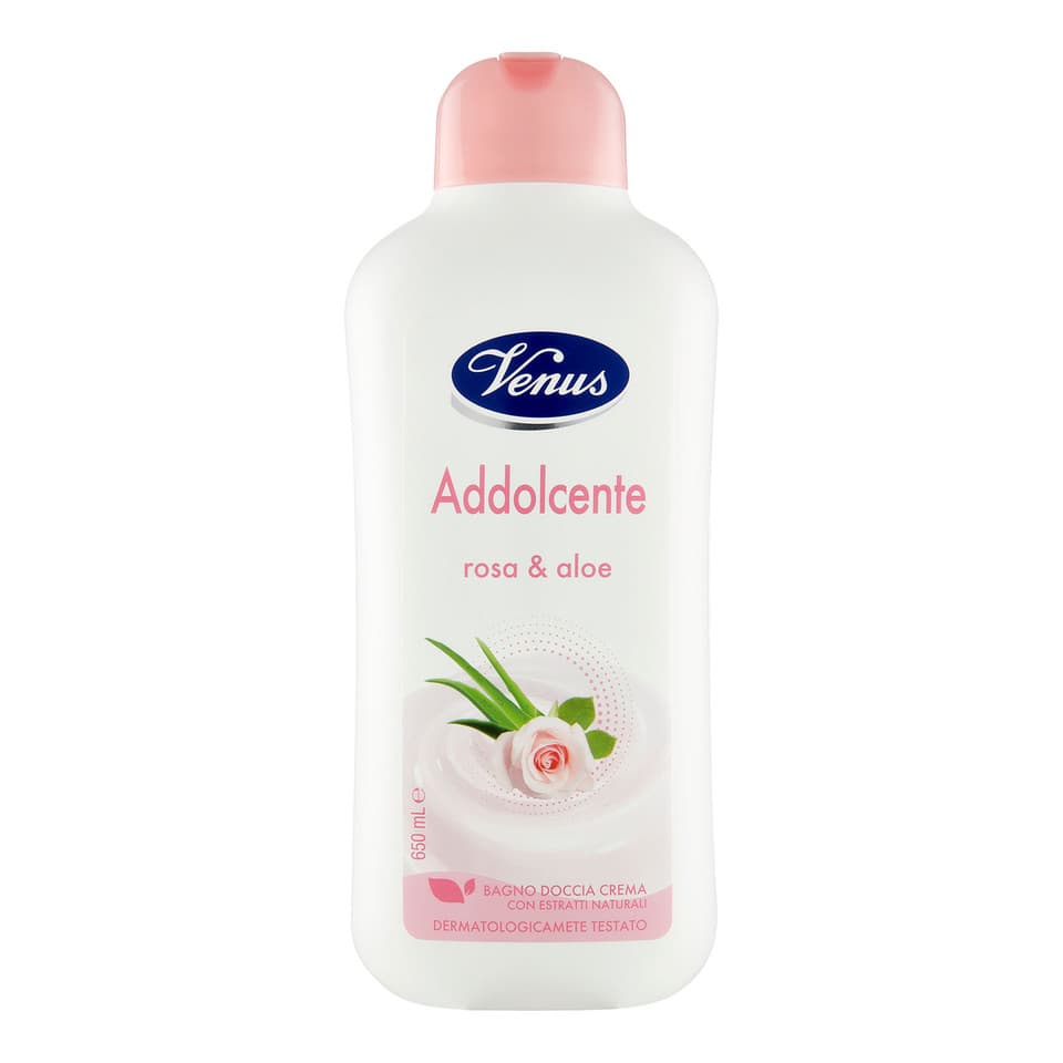 Bagno Doccia Crema Addolcente Rosa & Aloe