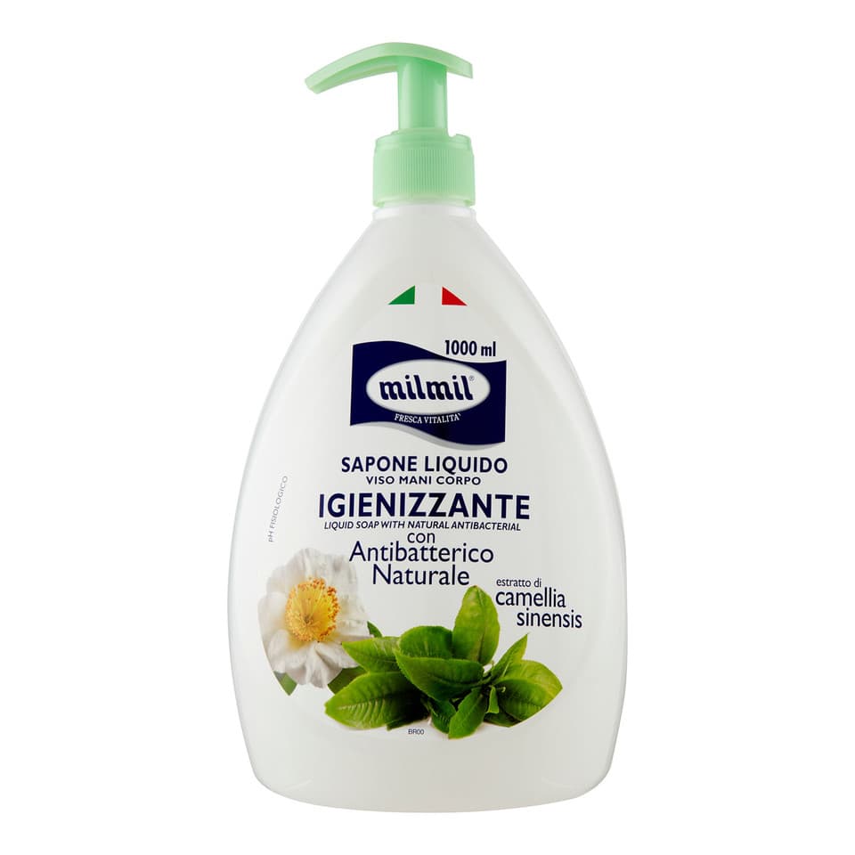 Fresca Vitalità Sapone Liquido Igienizzante Estratto Di Camellia Sinensis