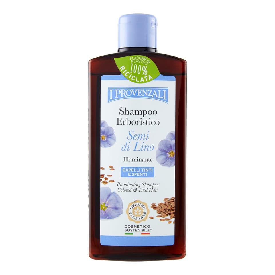 Shampoo Erboristico Ai Semi Di Lino Capelli Tinti E Danneggiati