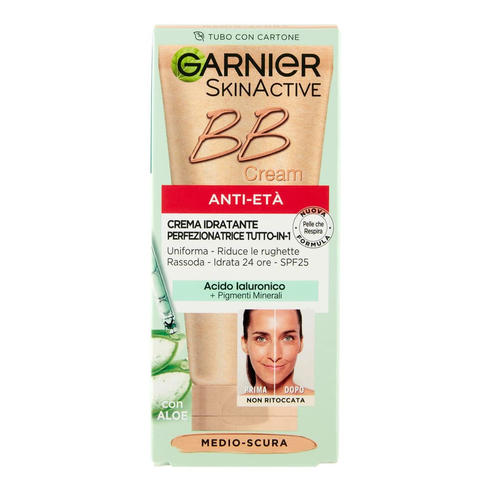 Bb Cream Crema Anti-età Idratante Perfezionatrice Tuttoin1 Medio-scura