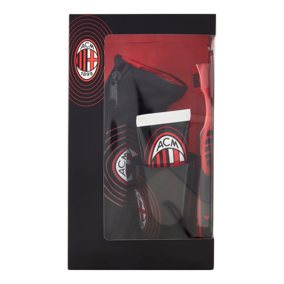 Dentifricio Alla Menta 75 Ml, Spazzolino Medio, Bicchiere, Fan Bag