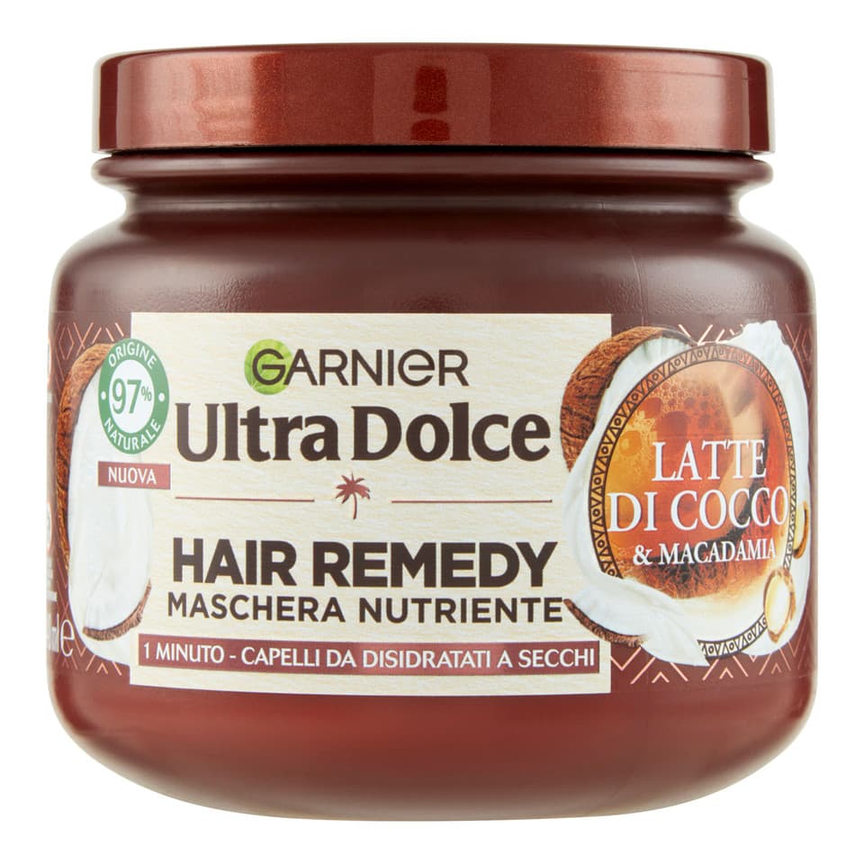 Ultra Dolce Hair Remedy Maschera Per Capelli Nutriente Latte Di Cocco E Macadamia