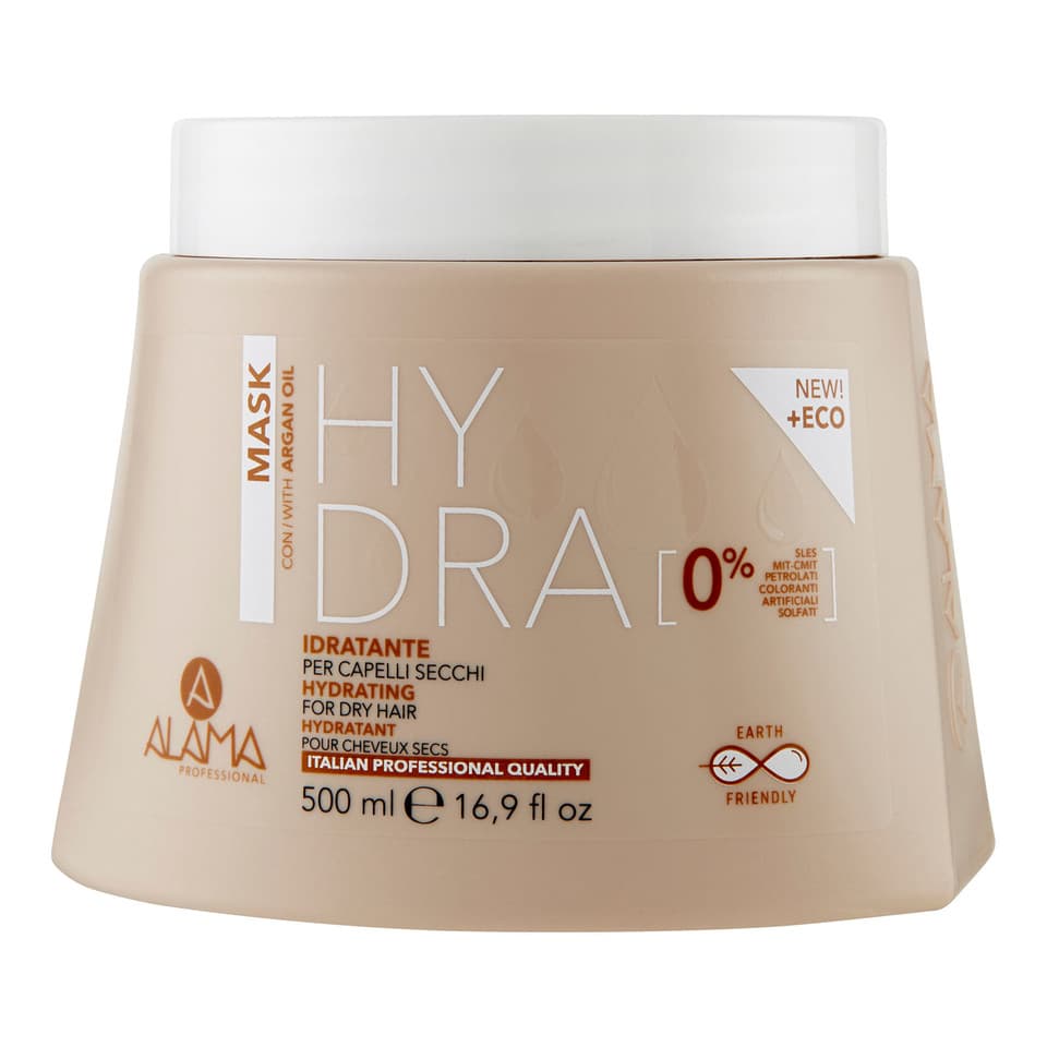Hydra Maschera Capelli Secchi Idratante Con Olio Di Argan