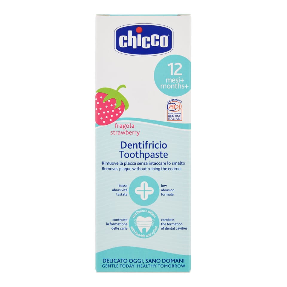 Dentifricio Gusto Fragola Ideale Per Bambini 12m+