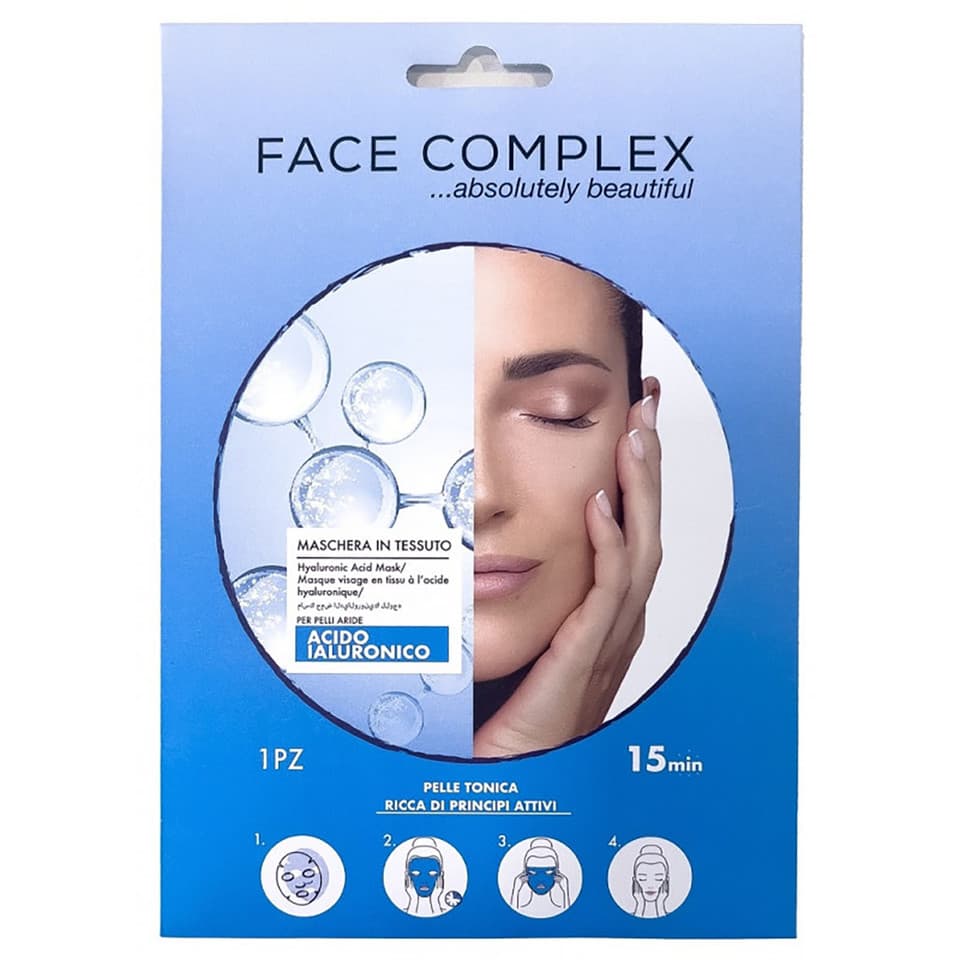 Maschera In Tessuto Viso Anti Rughe Tonificante