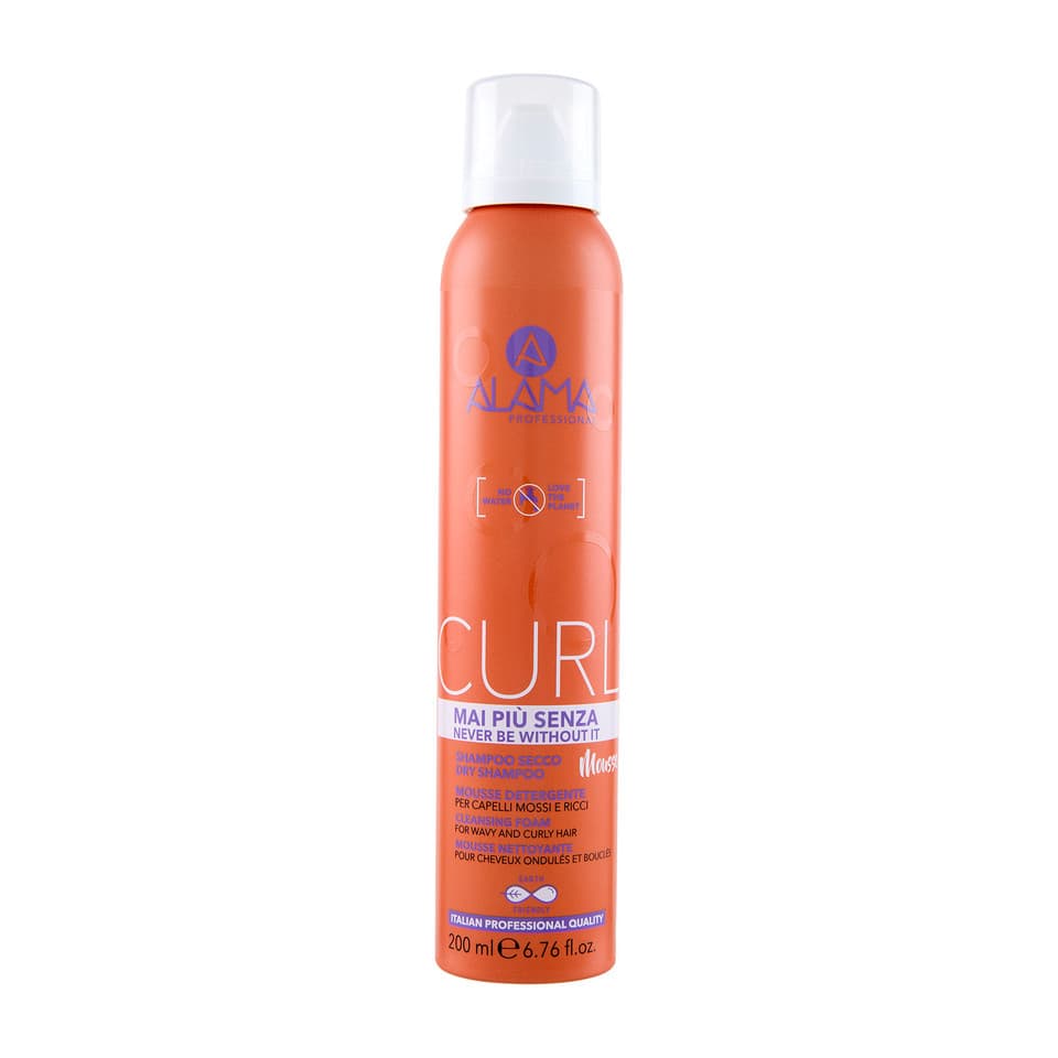 Shampoo Secco In Mousse Per Capelli Mossi E Ricci