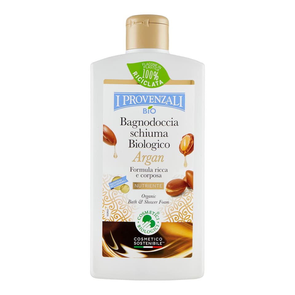 Bio Bagnodoccia Schiuma Biologico Argan Nutriente