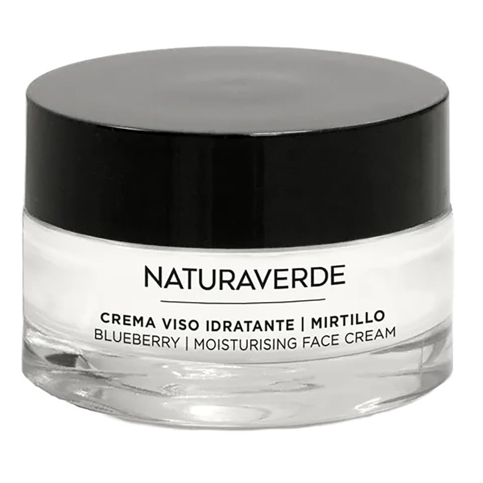 Crema Viso Con Mirtillo E Acido Ialuronico Idratante