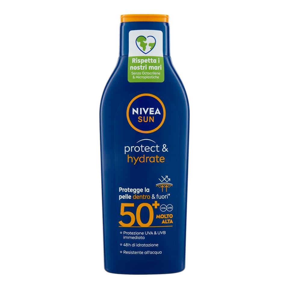 Latte Solare Protect & Hydrate 50+ Molto Alta