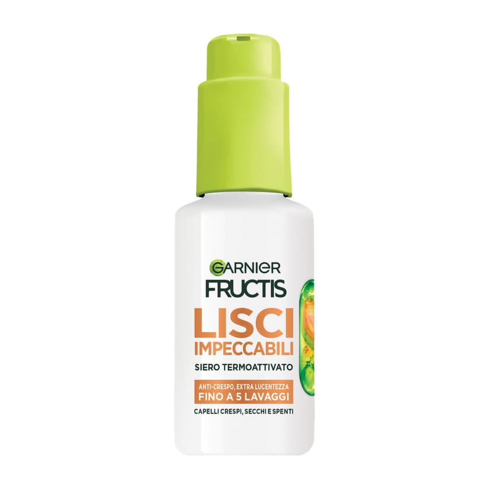 Fructis Siero Termoattivato Lisci Impeccabili Capelli Crespi, Secchi E Spenti