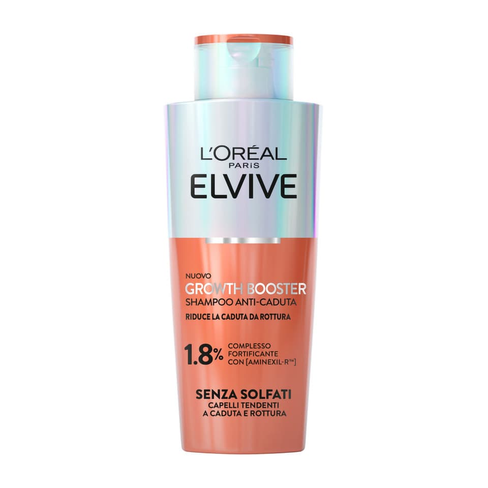 Elvive Shampoo Growth Booster Anti Caduta Capelli Tendenti A Caduta E Rottura