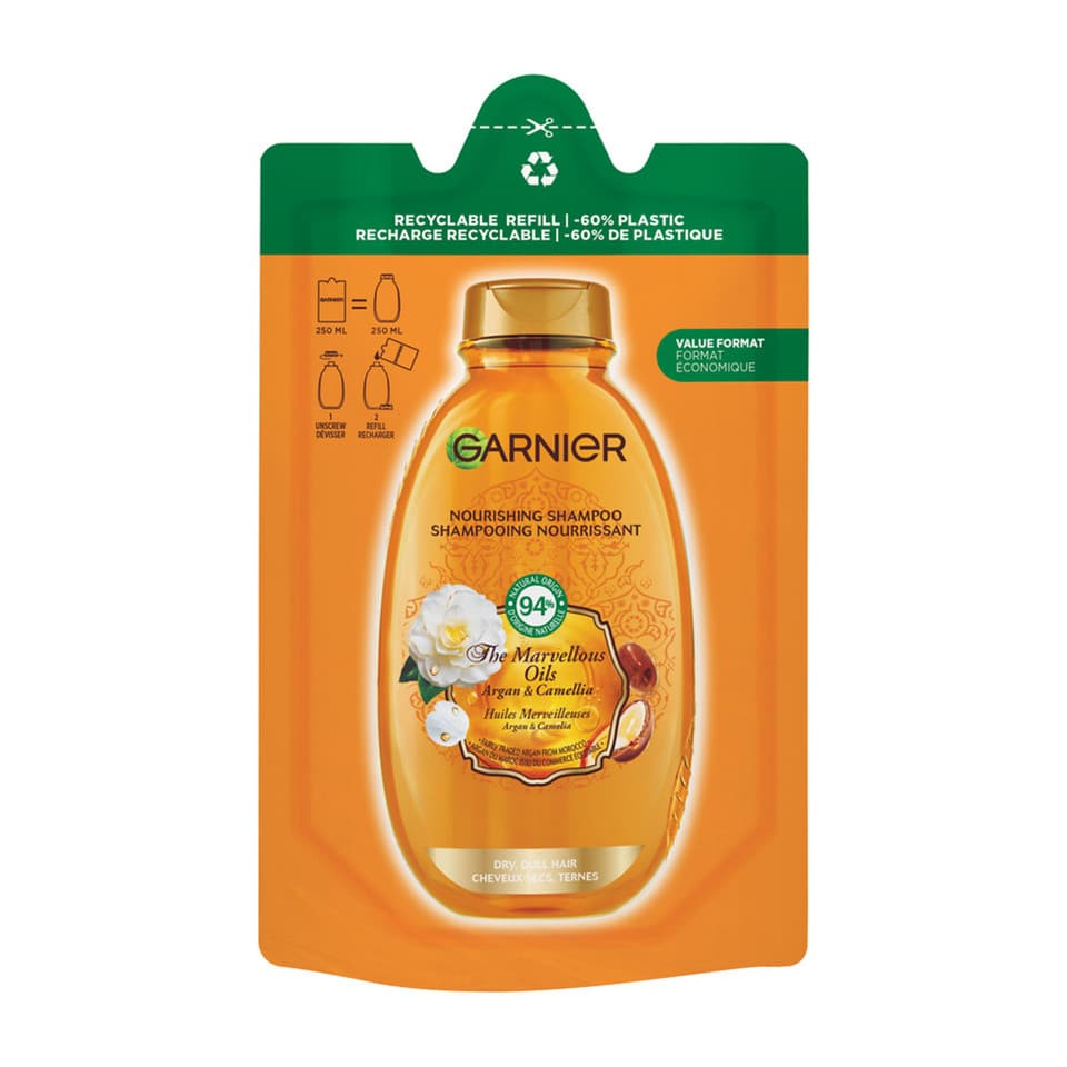 Ultra Dolce Shampoo Pouches Olio Meraviglioso Argan E Camelia - Ricarica