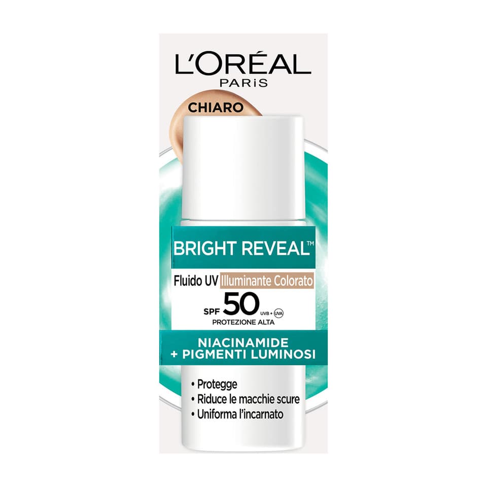 Bright Reveal Fluido Spf50 Illuminante Colorato - Chiaro