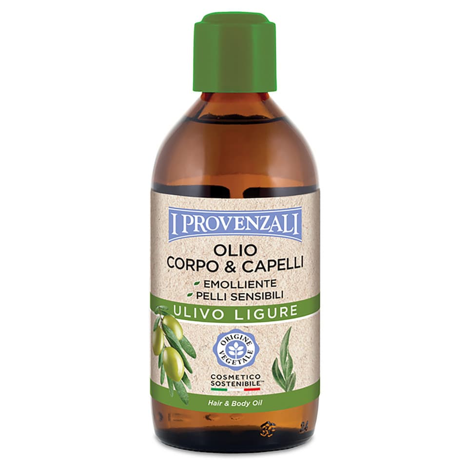 Olio Corpo & Capelli Ulivo Ligure Emolliente Pelli Sensibili