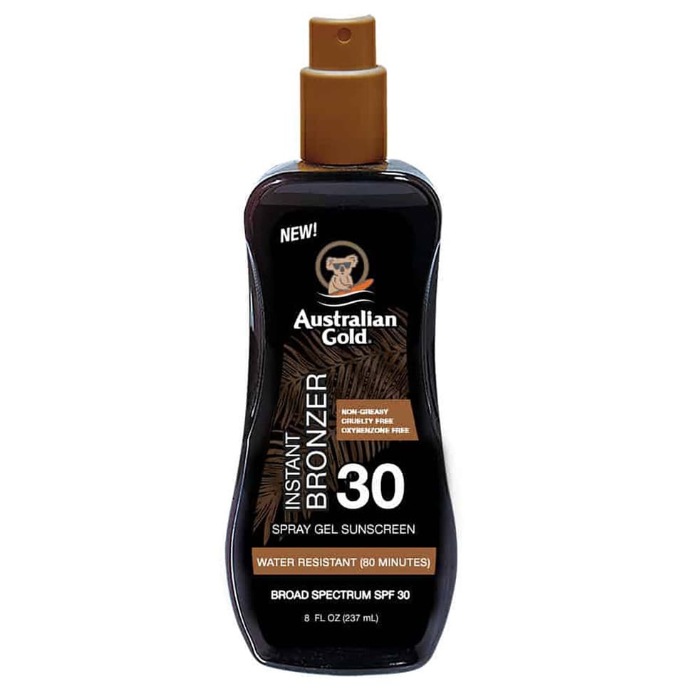 Protezione Solare Spray Gel Con Effetto Bronze Spf 30