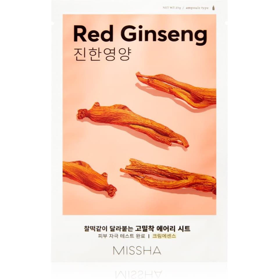 Sheet Mask - Maschera Viso Ginseng Rosso 19gr
