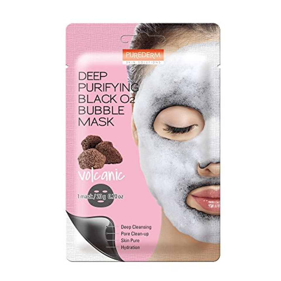 Deep Purifying Black - Maschera In Tessuto Bolle Di Carbone
