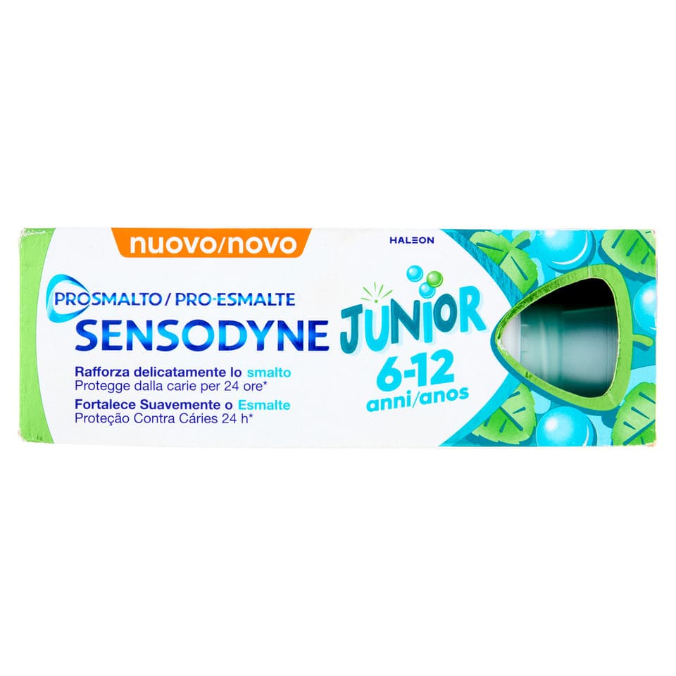 Prosmalto Junior, Dentifricio Quotidiano Per Bambini 6-12anni, Aroma Naturale Menta