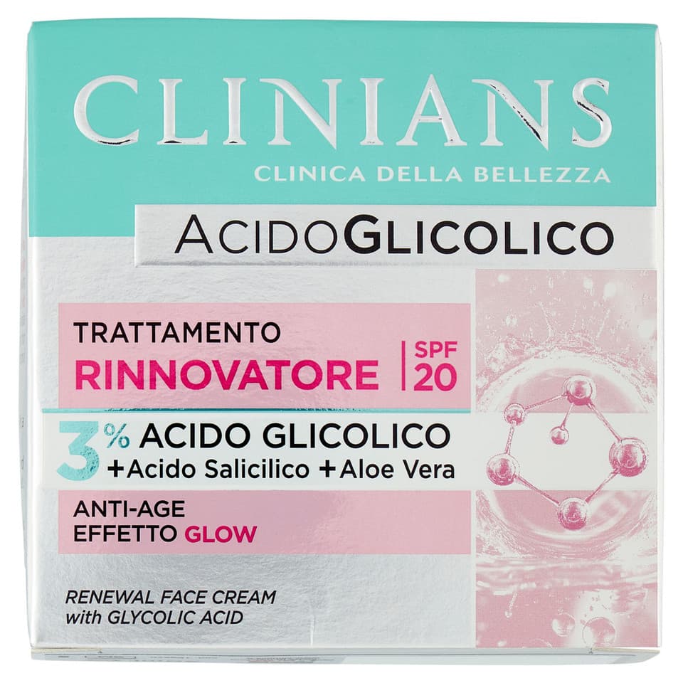 Acidoglicolico Trattamento Rinnovatore Spf 20 - Crema Viso Anti-età