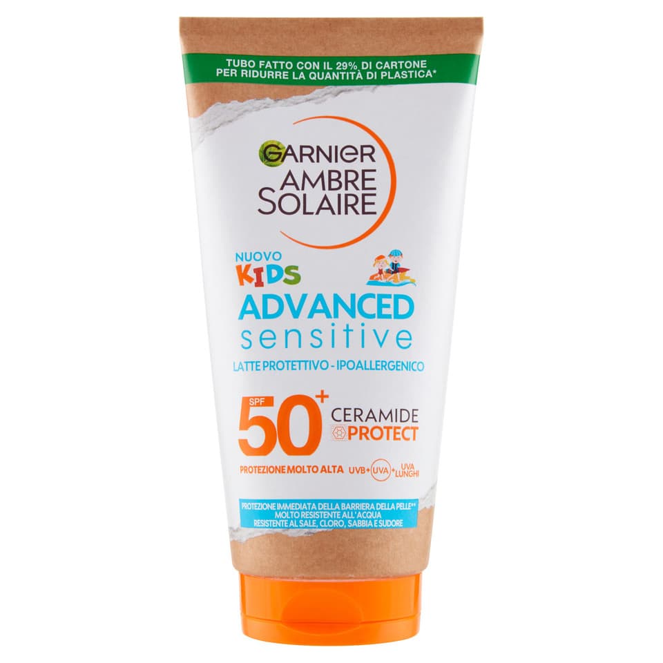 Ambre Solaire Advanced Sensitive Kids Ceramide Protect Latte Protettivo