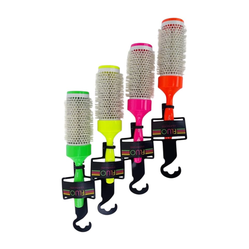 Spazzola Termica Linea Fluo Art. 5824 Vari Colori