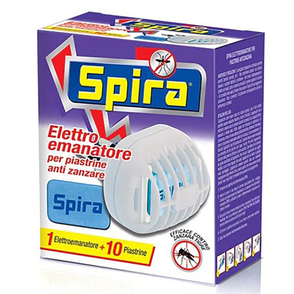 Insetticida Antizanzara Elettroemanatore + 10 Piastrine