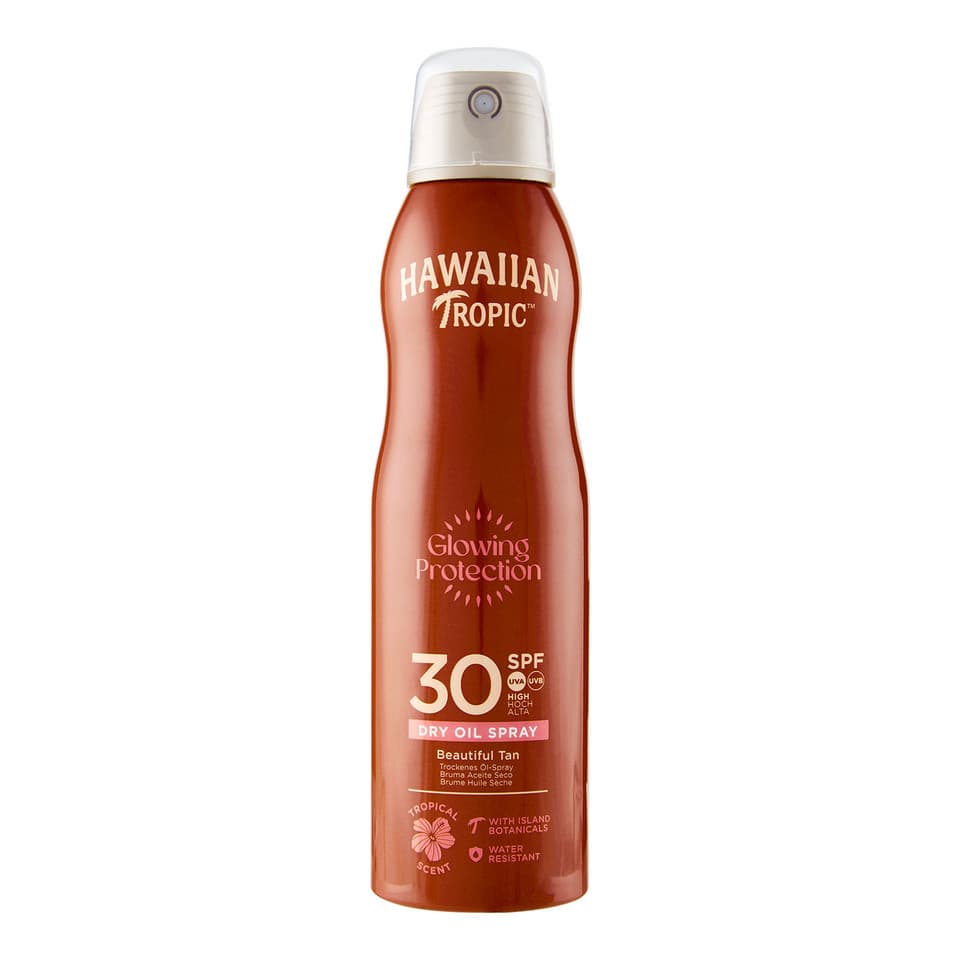 Glowing Protection Can Spray Dry Oil Spf30