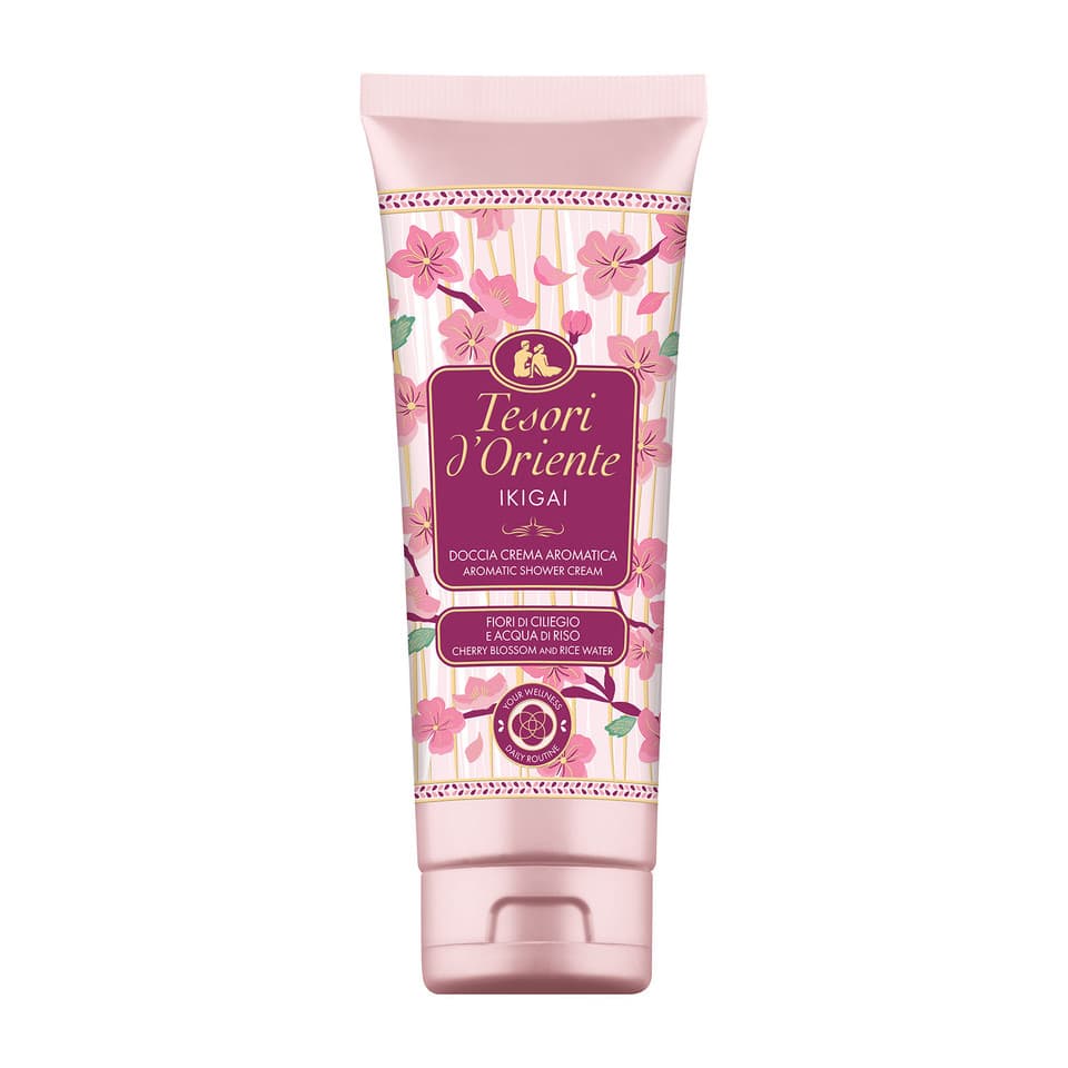 Doccia Crema Aromatica Ikigai Fiori Di Ciliegio E Acqua Di Riso