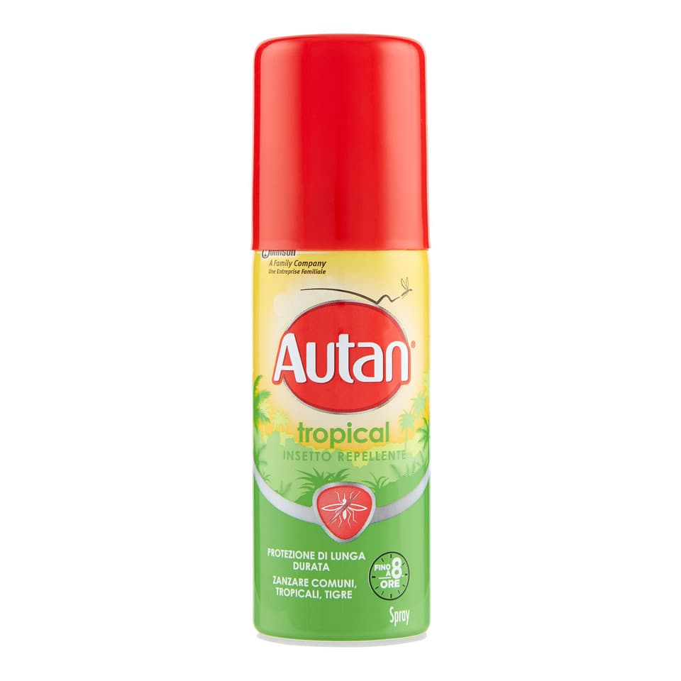 Tropical Spray Insetto Repellente e Antizanzare Tigre, Comuni e Tropicali