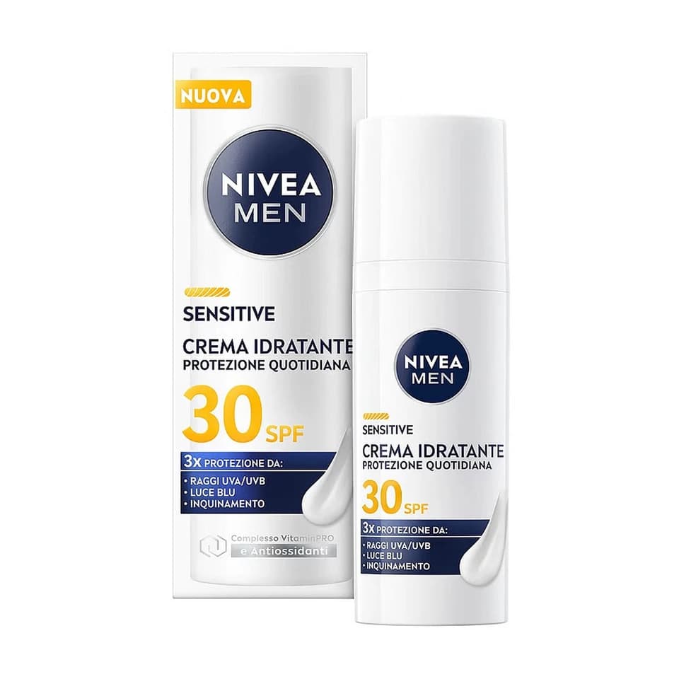 Sensitive Crema Idratante Uomo Spf30
