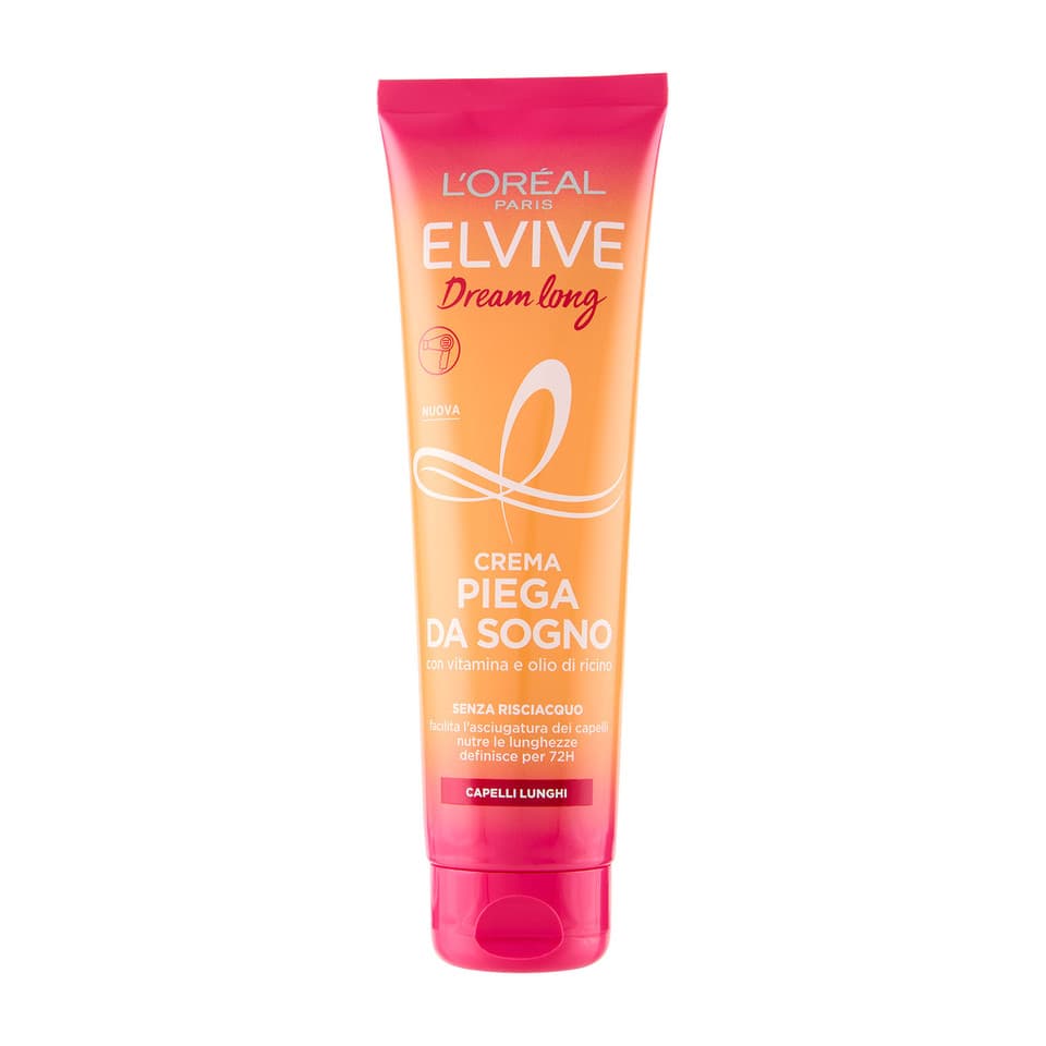 Elvive Dream Long Crema Piega Da Sogno Con Vitamina E Olio Di Ricino