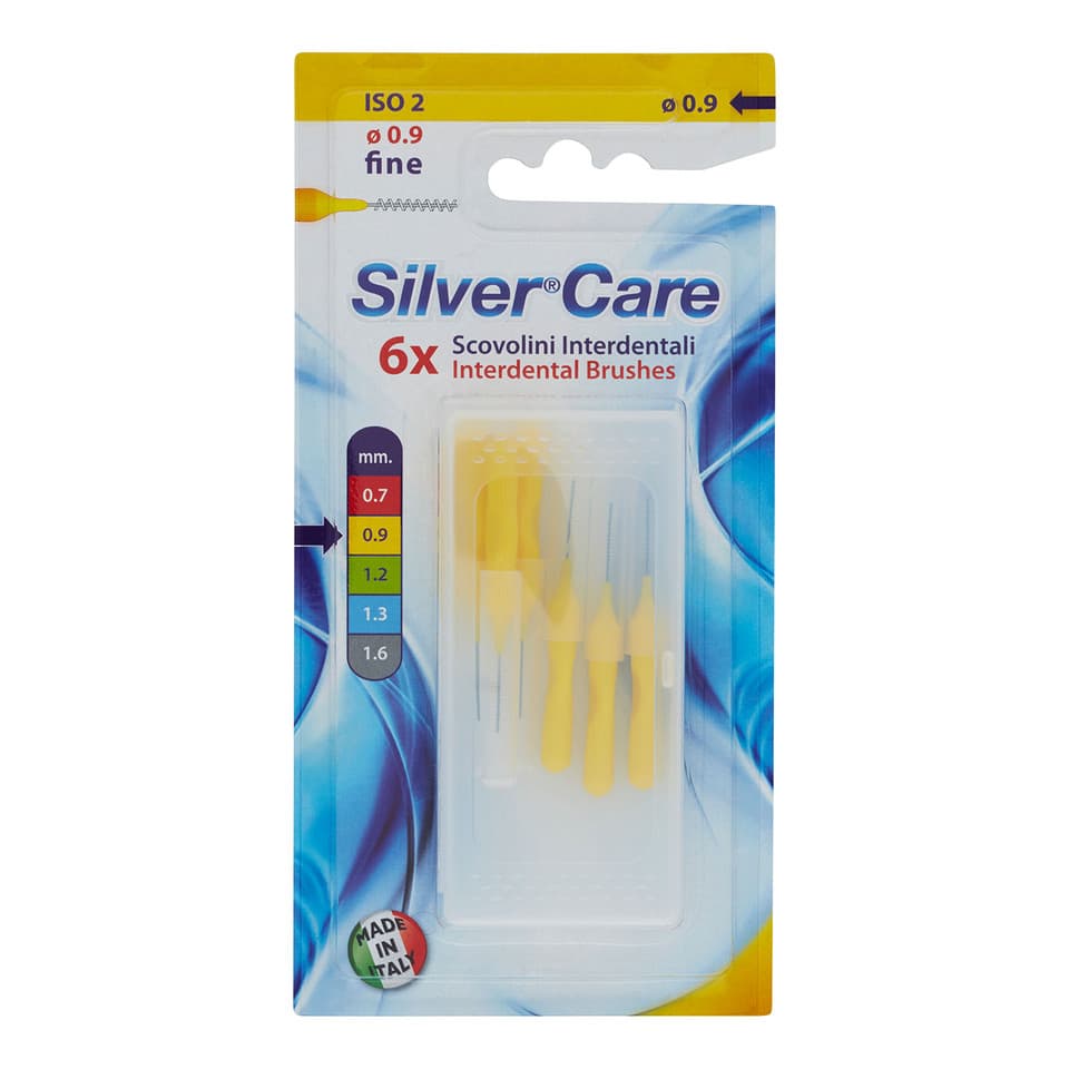 Silver Care 6x Scovolini Interdentali ∅ 0.9 Fine