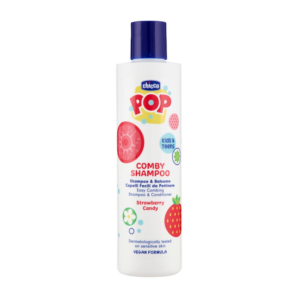 Pop Comby Shampoo & Balsamo Capelli Facili Da Pettinare Strawberry Candy