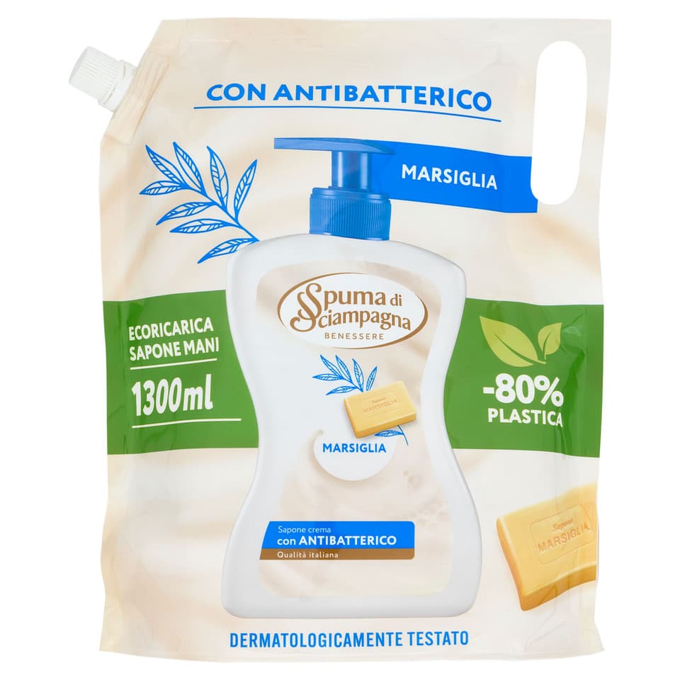Sapone Crema Marsiglia Ecoricarica