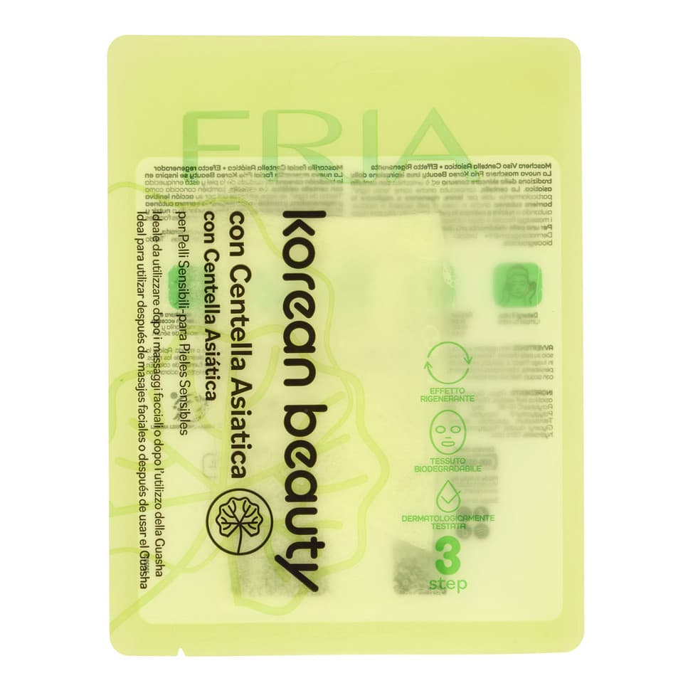 Maschera Viso Con Centella Asiatica Per Pelli Sensibili