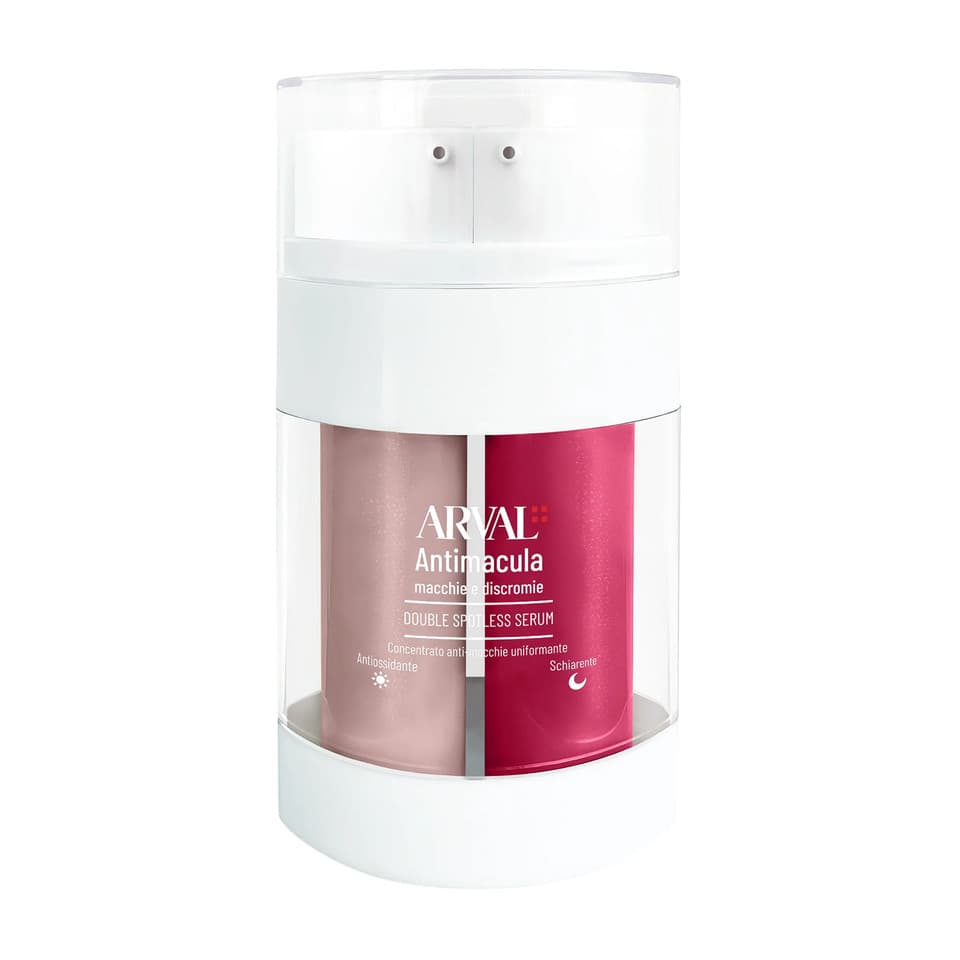 Antimacula | Double Spotless Serum | Concentrato Anti-macchie Uniformante Antiossidante Giorno – Schiarente Notte 15ml+15ml