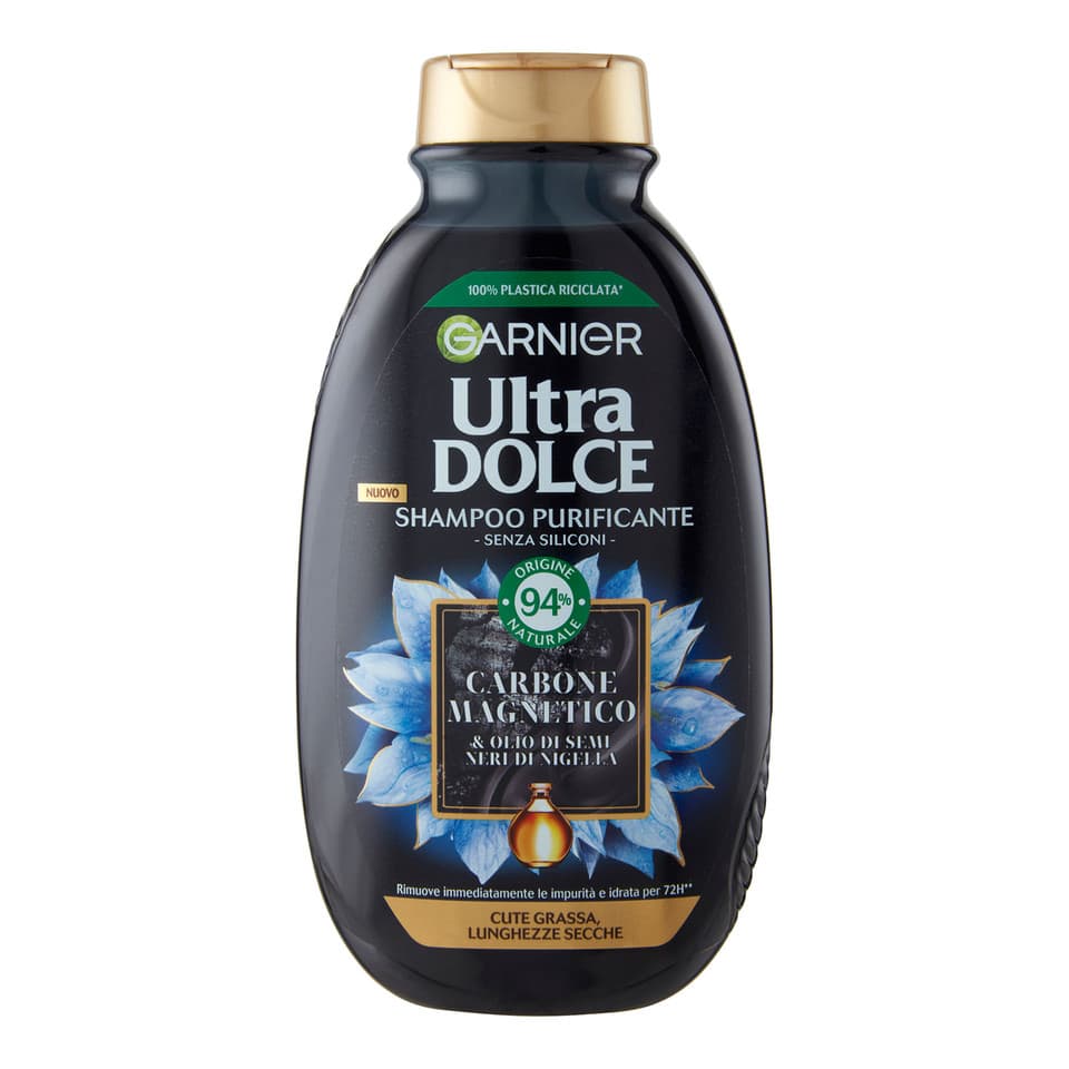 Ultra Dolce Shampoo Purificante E Idratante Carbone Magnetic