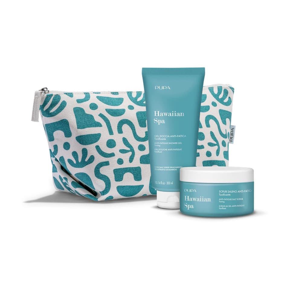 Hawaiian Spa Scrub Salino 350g + Gel Doccia Anti-fatica 300 Ml
