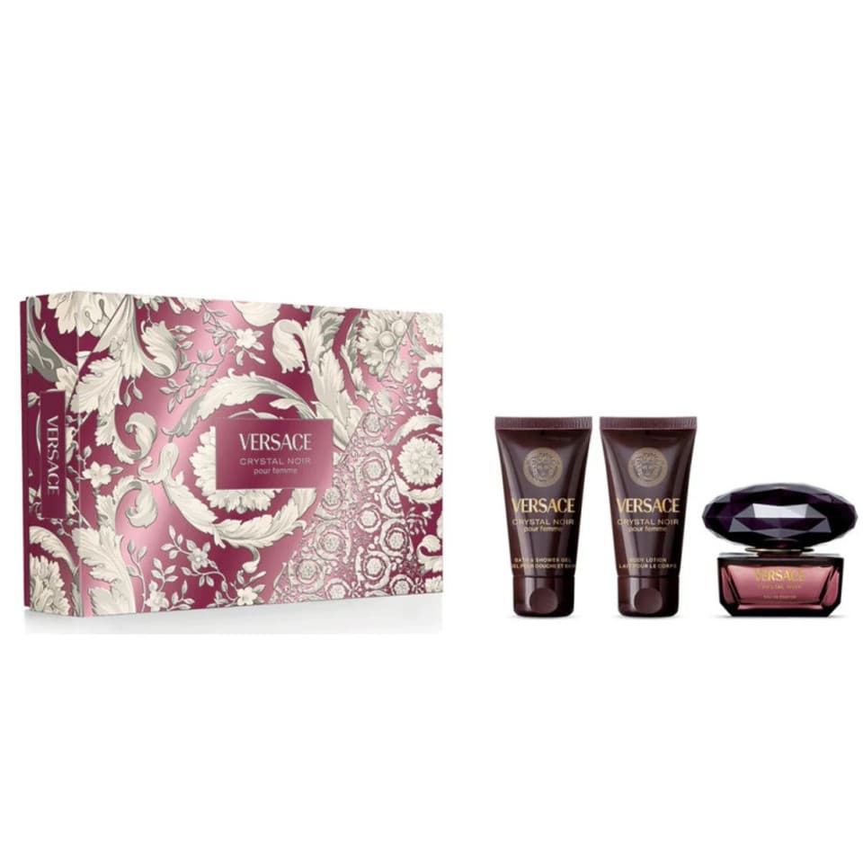 Cofanetto Crystal Noir Eau De Parfum 50ml Con Shower Gel 50ml E Body Lotion 50ml