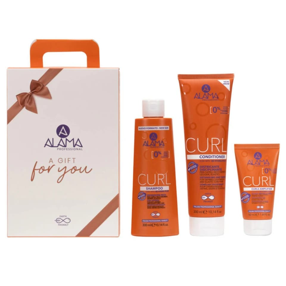 Cofanetto Curl A Gift For You Shampoo 300 Ml + Conditioner 300 Ml + Curls Amplifier