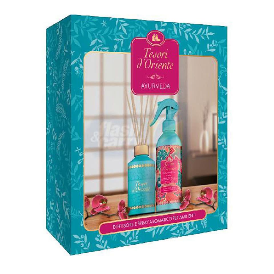 Confezione Regalo Tesori D'oriente Muschio Profumatore 200ml + Deo Spray 250ml