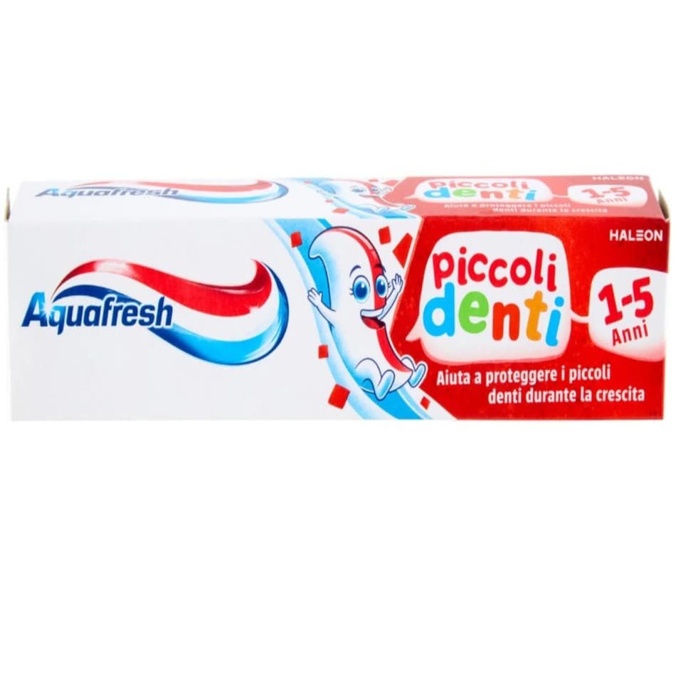 Dentifricio Piccoli Denti per Bambini 1-5 Anni con Fluoro Gusto Menta
