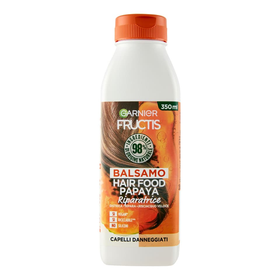 Balsamo Riparatore Fructis Hair Food, Balsamo Alla Papaya