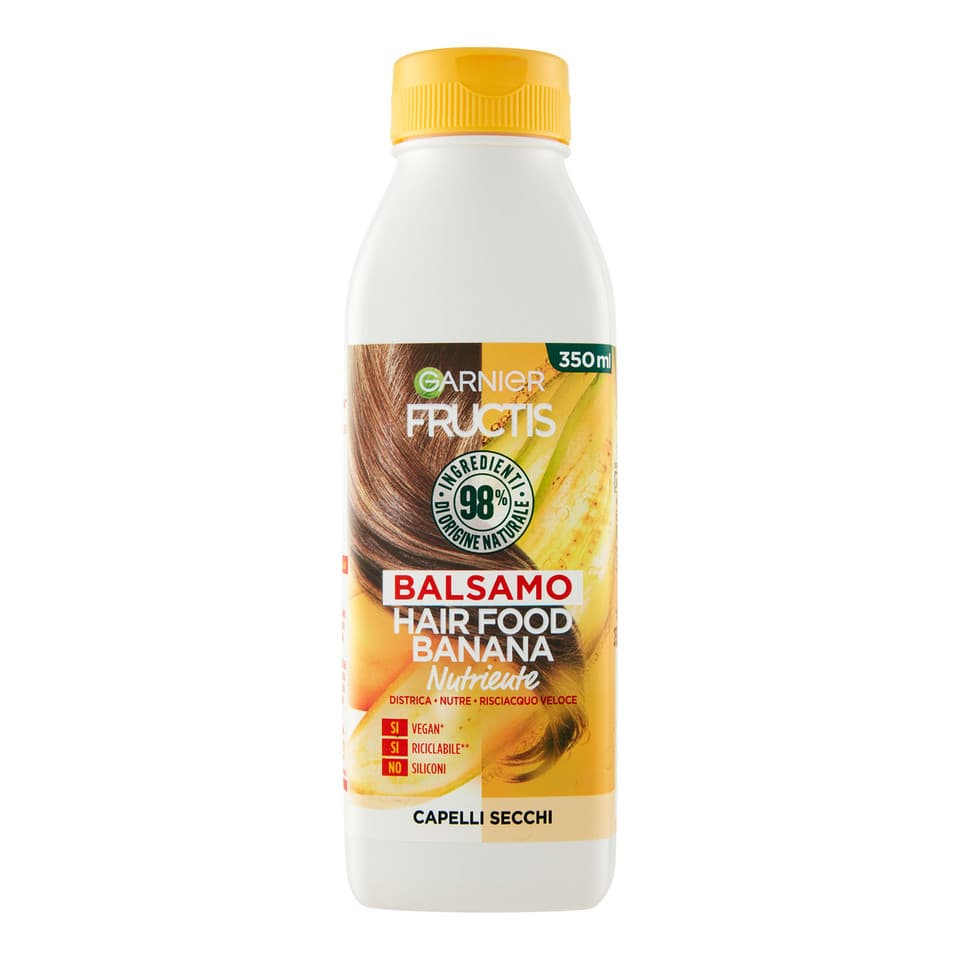 Balsamo Nutriente Fructis Hair Food, Balsamo Alla Banana