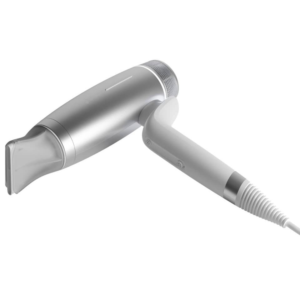 Speed Ionic Hair Dryer Silver White - Asciugacapelli Argento Bianco