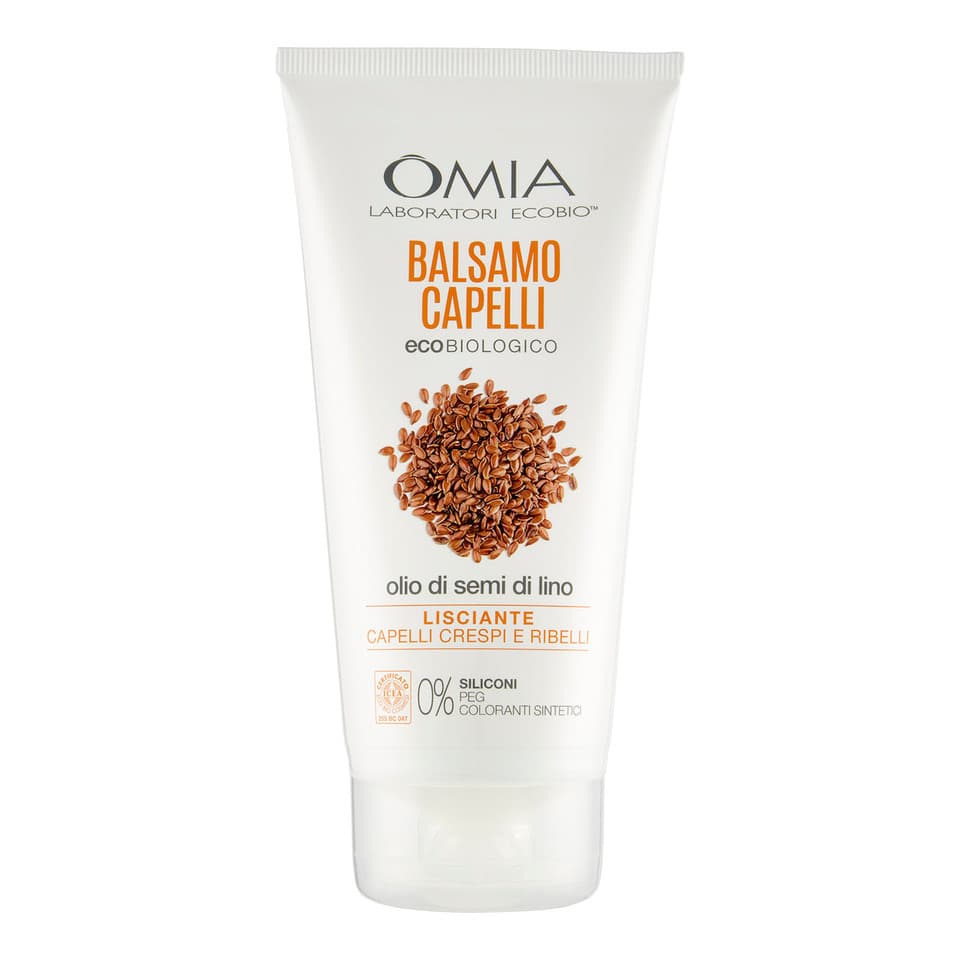 Ecobio Balsamo Capelli Ecobiologico Olio Di Semi Di Lino Lisciante