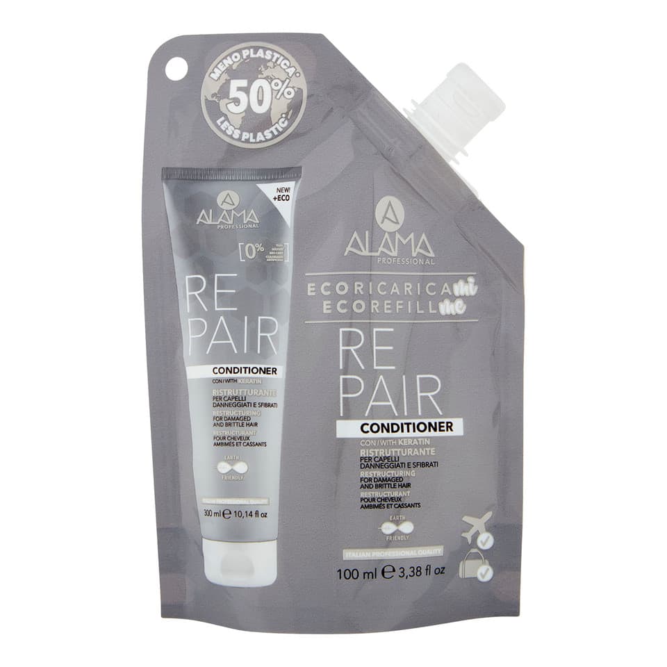 Eco-refillme Repair Conditioner Ristrutturante Per Capelli Danneggiati E Sfibrati