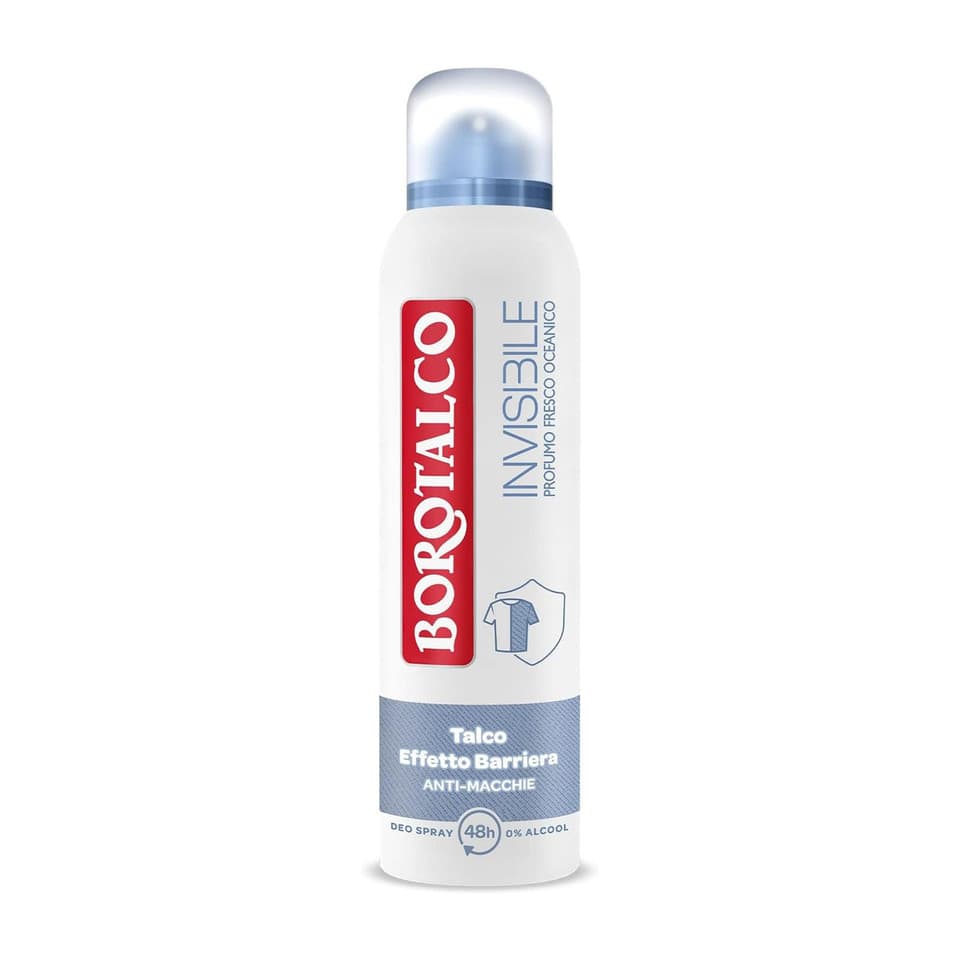 Deodorante Spray Invisibile Azzurro